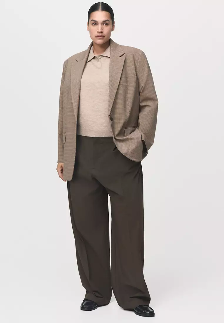 Straight Jacket With Flap Pockets