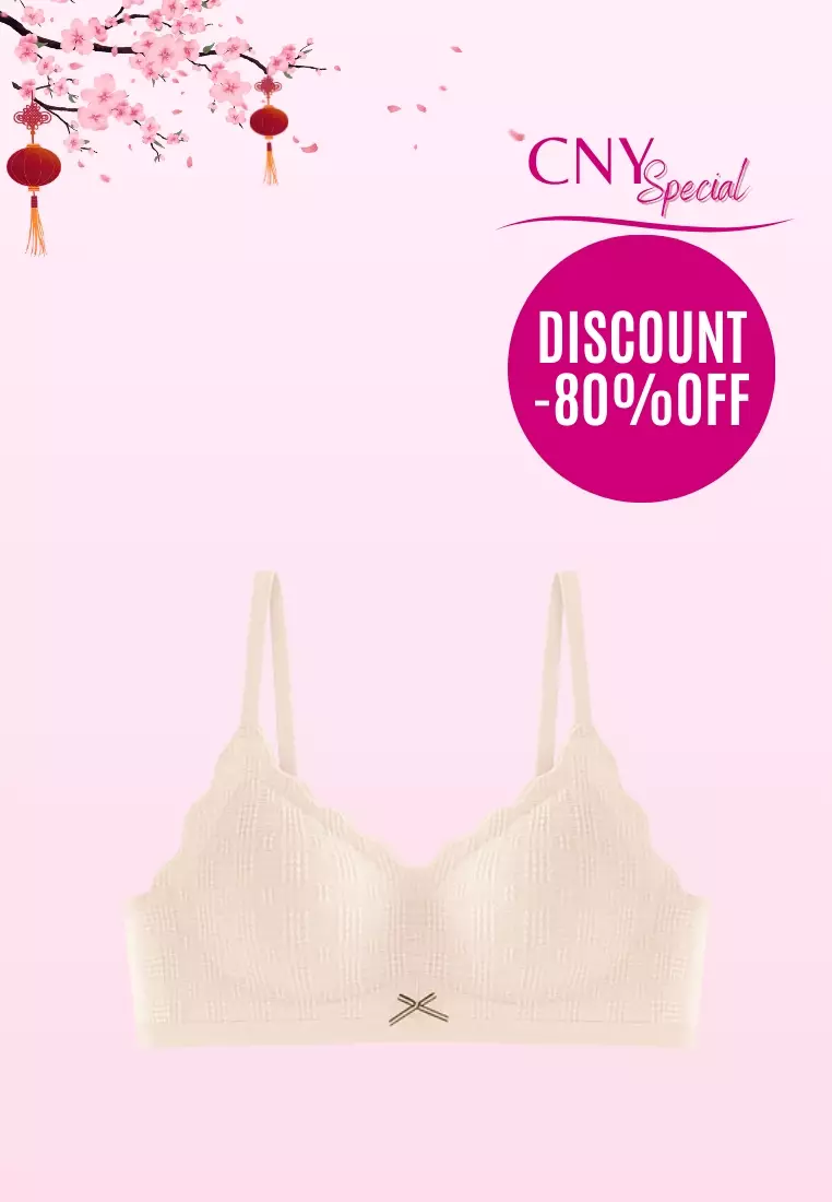 Buy Kiss & Tell Lucia Seamless Wireless Paded Push Up Bra in Nude
