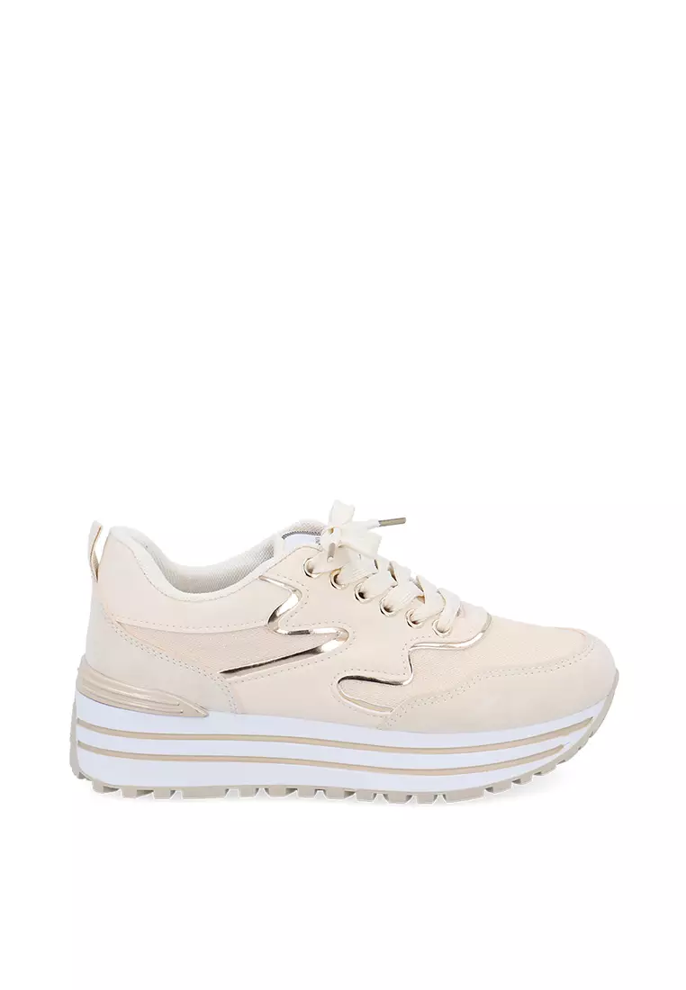 Discount on Carlo Rino  shoes - SKU: Nude Roadline Sneakers