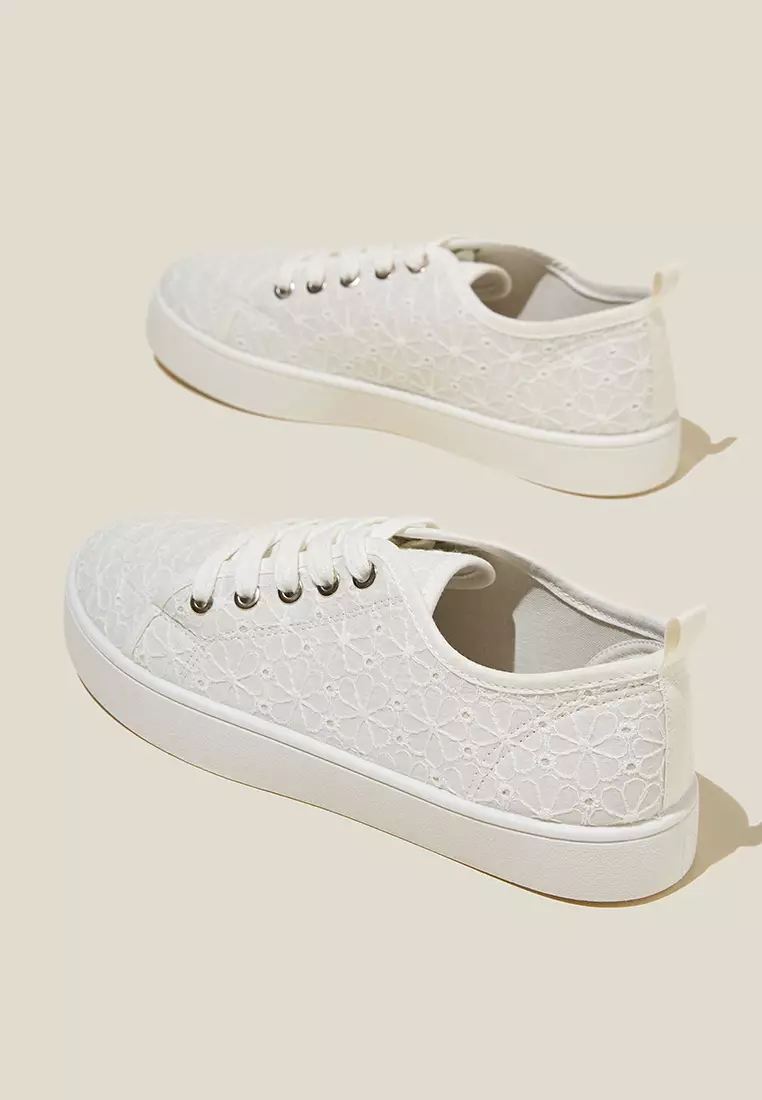 rubi jamie lace up plimsolls