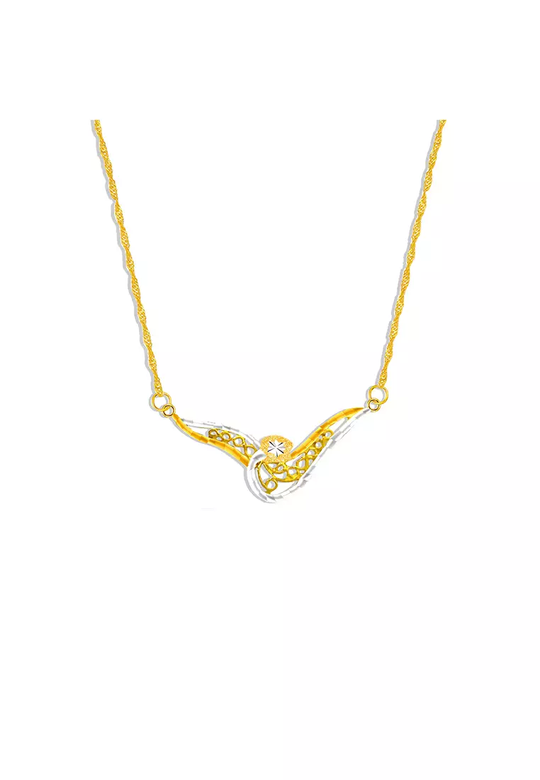 375/9K Gold Necklace Set R100I