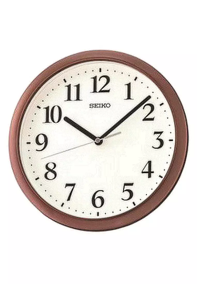 Jual Seiko JAM DINDING SEIKO QHA005B BROWN RING Original 2023 ZALORA