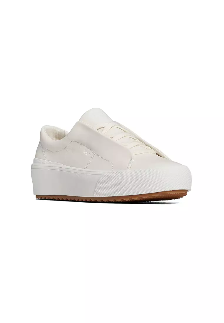 Women's Remi Leather Sneaker Off White (WH68211)