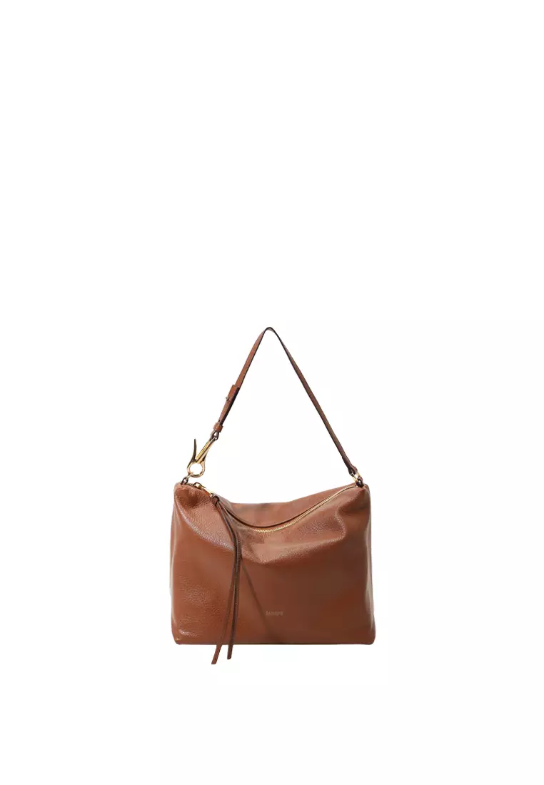 Clip Hobo Bag - Caramel