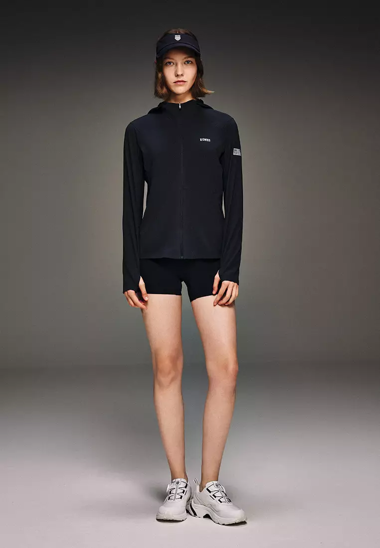 女裝 K-SWISS LOGO 連帽外套