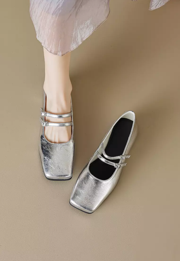 Double Strap Mary Jane Shoes WW8393-1