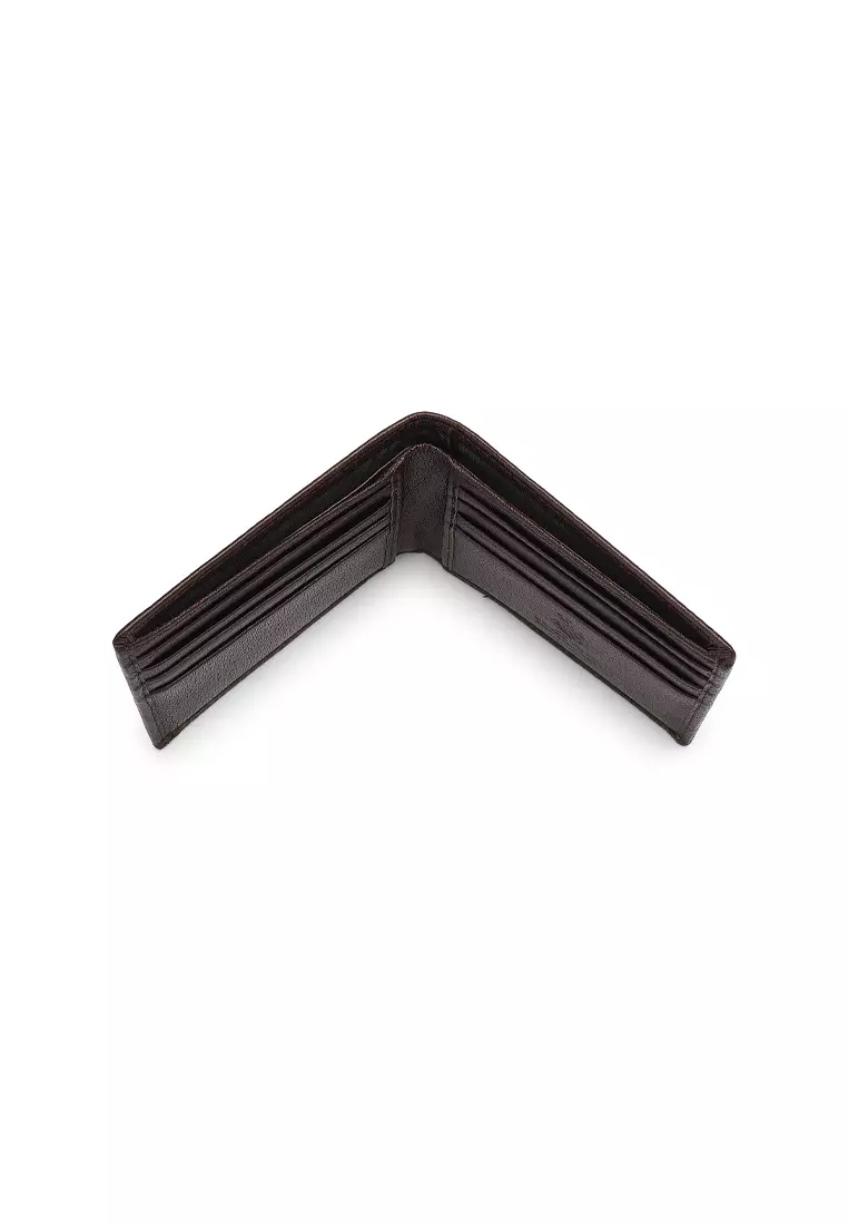 Men's Genuine Leather RFID Blocking Fortune Wallet (Dompet Pria Kulit Genuine RFID Blocking) - Cokelat