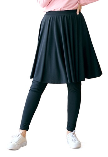 COTTON BEE black Ghaida Legging Skirt Muslim Sport - Black Swan 0BCC7AADCF441DGS_1