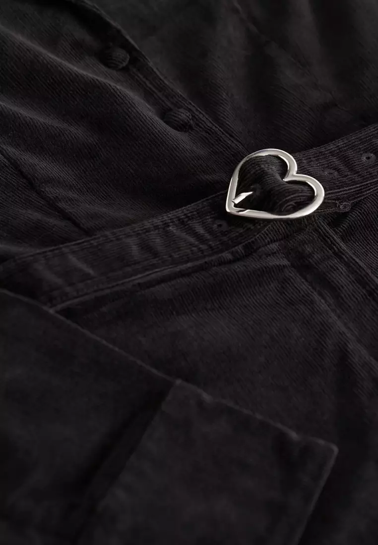 Fitted '70s Corduroy Jumpsuit