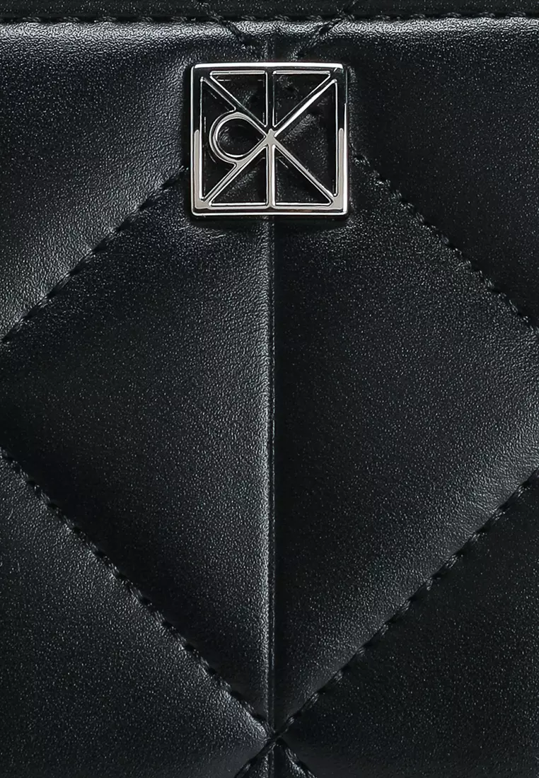 Quilted Flap Wallet- Calvin Klein Accessories