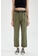 DeFacto green High Waist Pleated Trousers 20935AA794C71BGS_1