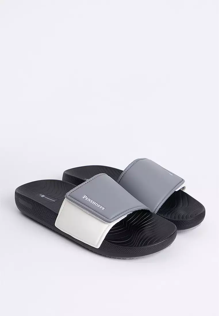 Men's Two-Tone Soft Sole Slides