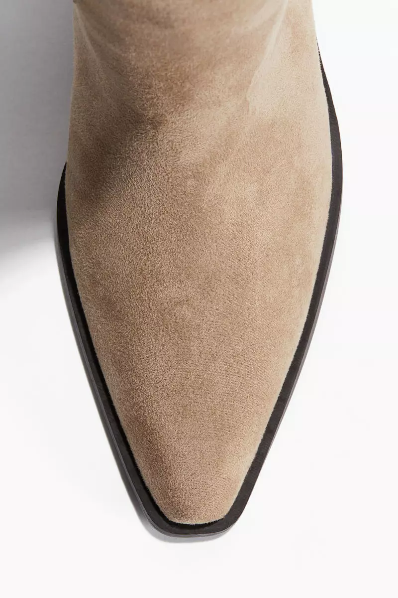 Knee-high cowboy boots