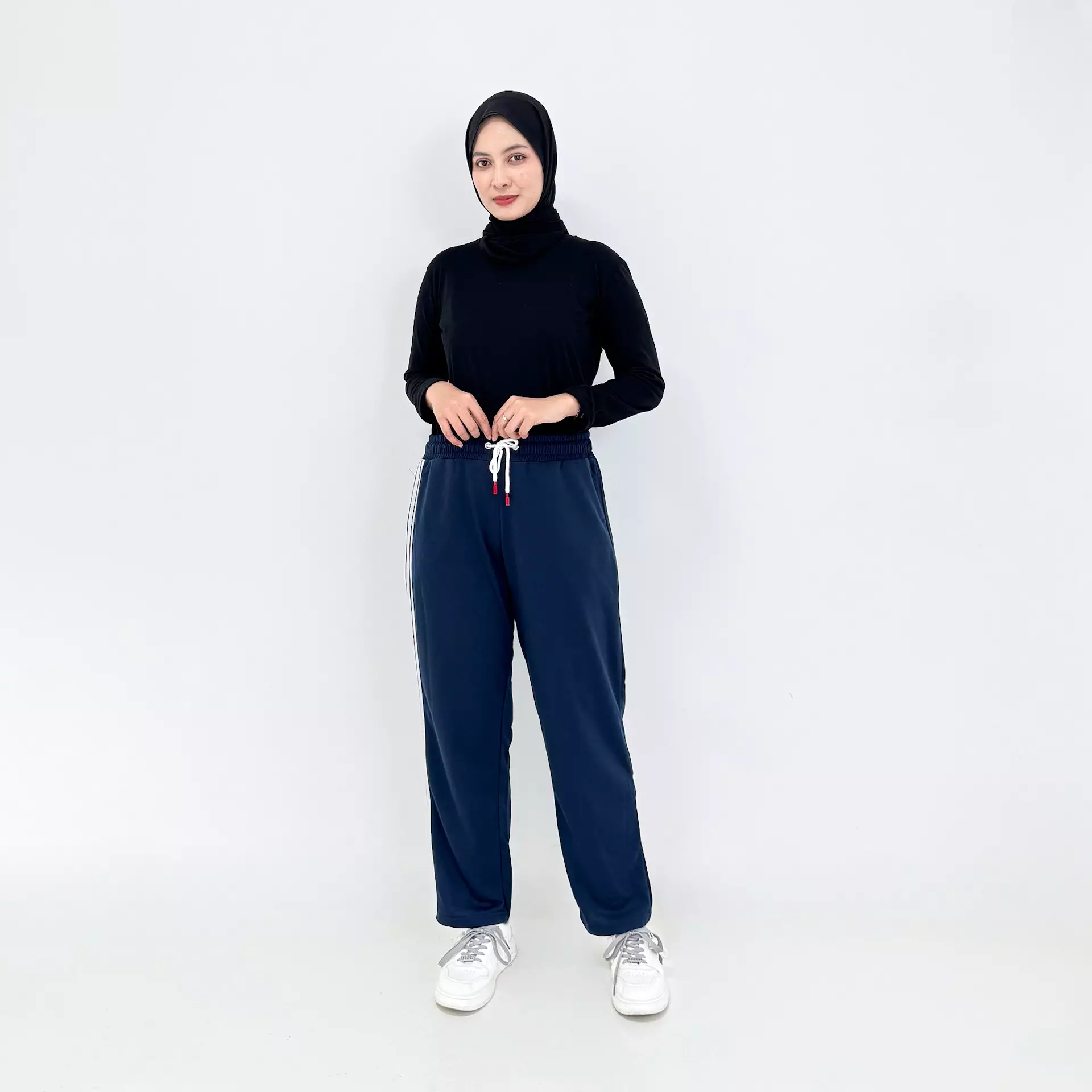 Trisya Pants NAVY Celana Panjang Training Wanita SIZE M-XXL