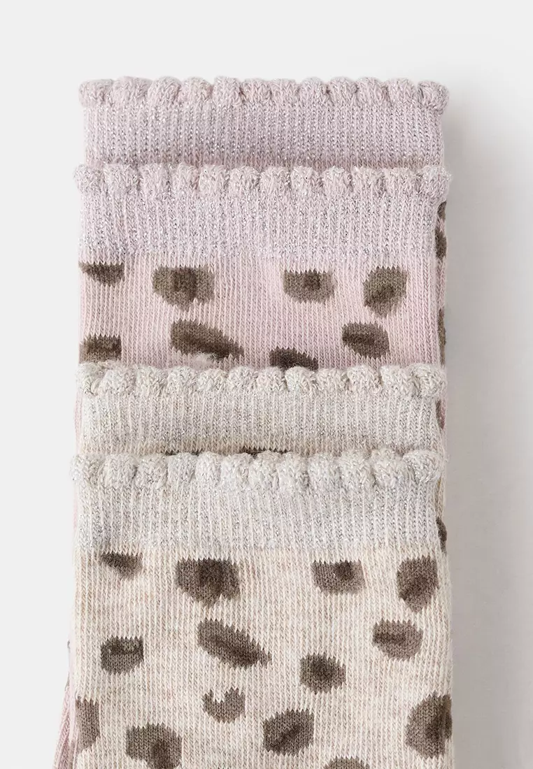 2 Pack Patterned Socks