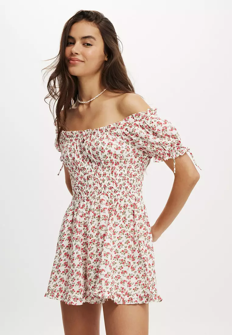Sadie Button Through Playsuit