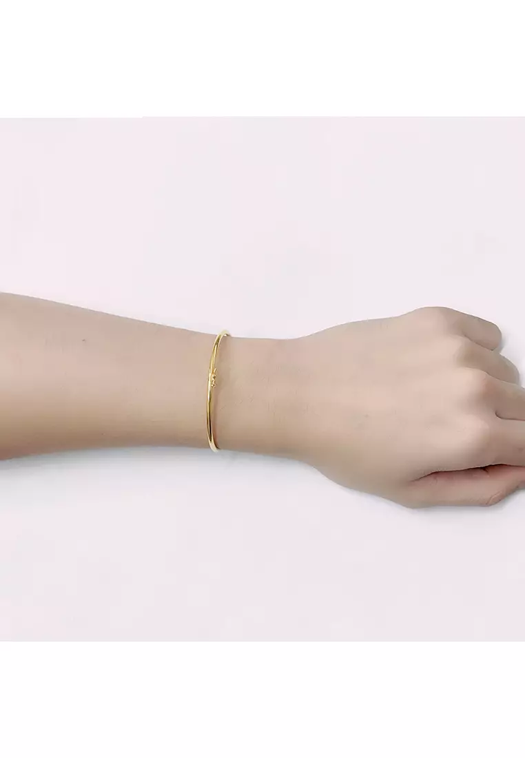 375/9K Gold Bangle G11K (XXXS-14CM)