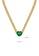 Aquae Jewels yellow Necklace Meryl Oval 18K Gold, Diamonds & Precious Stone – Emerald - Ruby - Sapphire - Yellow Gold, Sapphire 740B1AC730B756GS_2