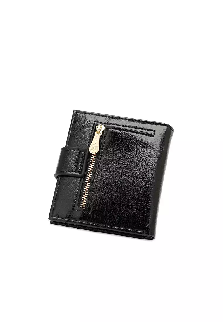 Women's Short Purse / Card Holder - Black