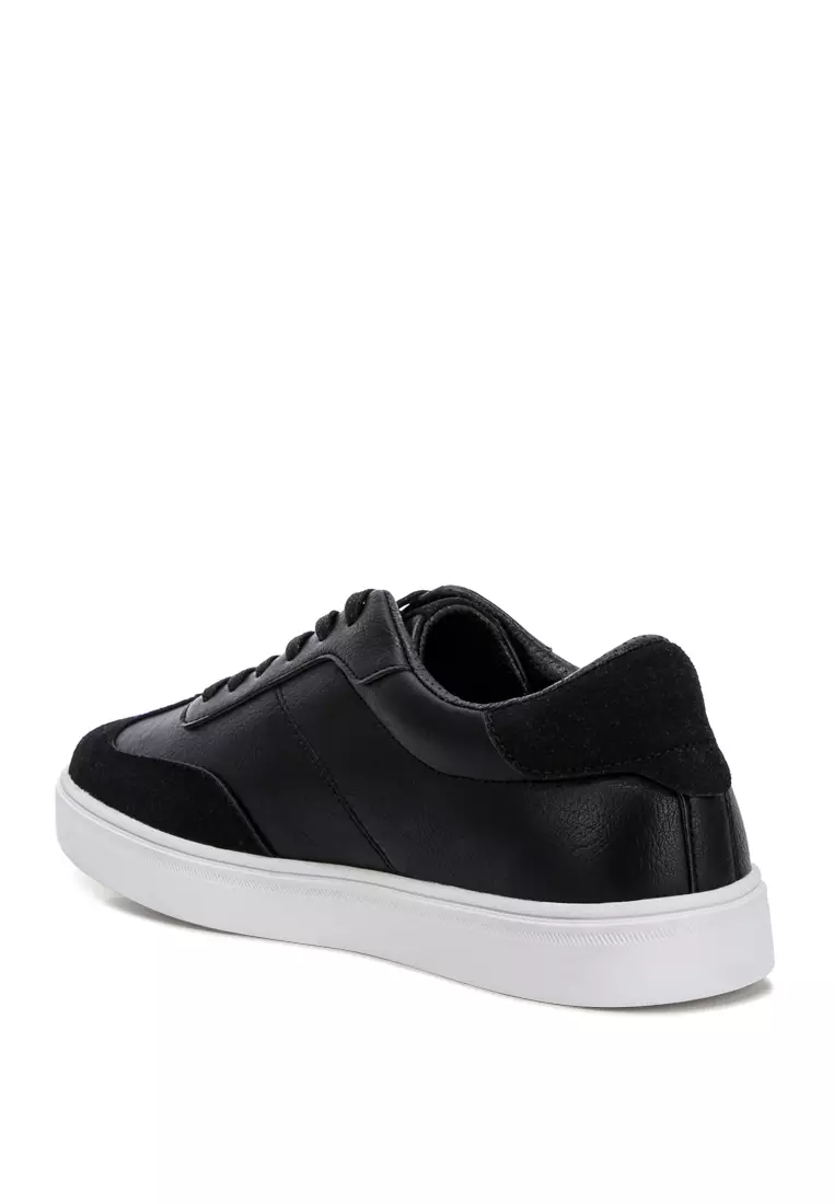 Sepatu Kets Pria Sol Kontras Warna Hitam