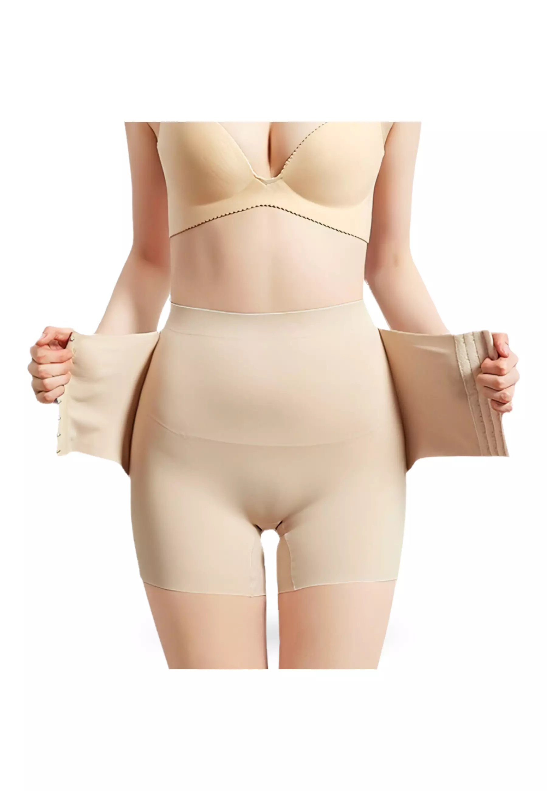 WIMIU Korset Celana Seamless Kait Pelangsing Pengecil Perut Buncit High Waist Body Shaper Tummy Control Slimming Korset Ibu Melahirkan Tanpa Jahitan 500082