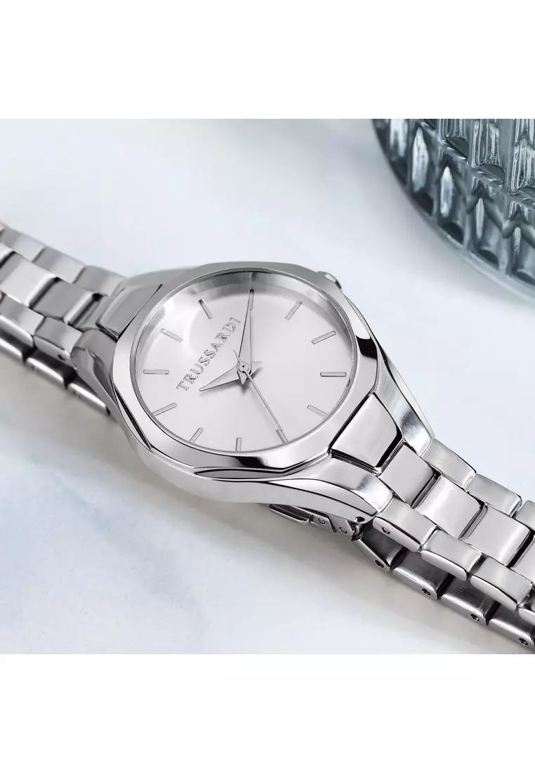 【2 Years Warranty】  Trussardi Metropolitan 30mm Women's Quartz Watches R2453157510