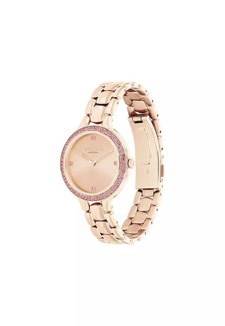 Coach ladies watch best sale rose gold