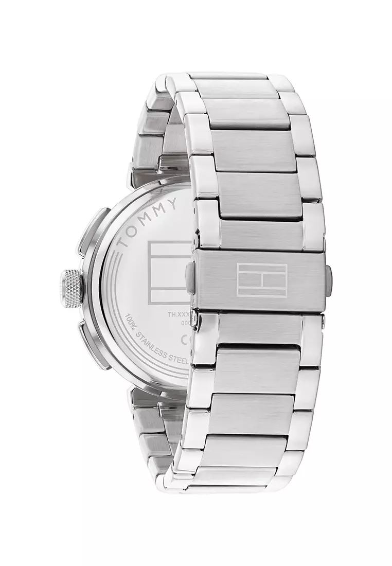 Buy Tommy Hilfiger Lorenzo Men's Watch Stainless Steel Strap - Black ...