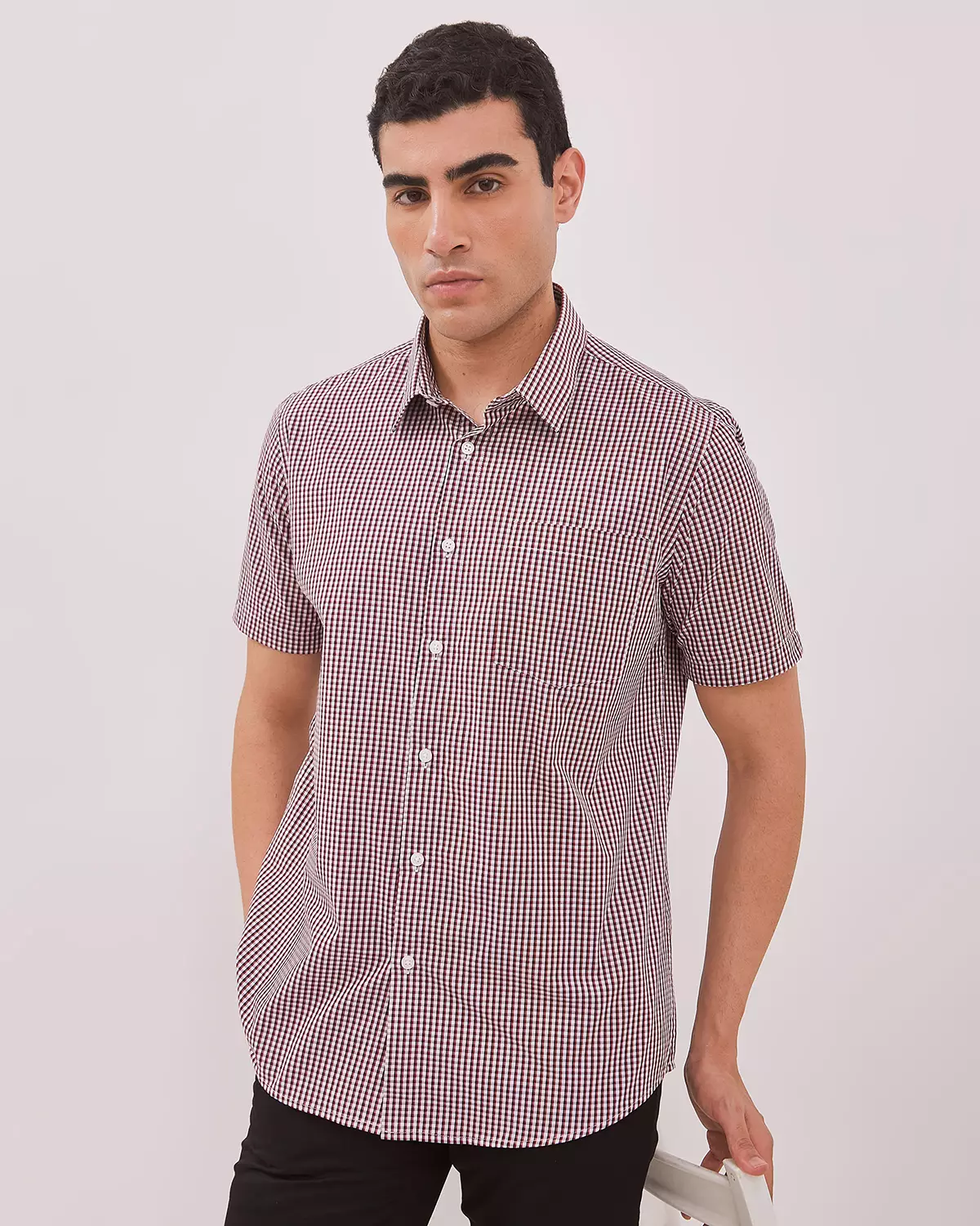 MEN'S BRICK RED SHIRT