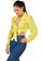 London Rag yellow Collared Puff Tie-up Crop Top in Yellow D6753AA04980C2GS_2