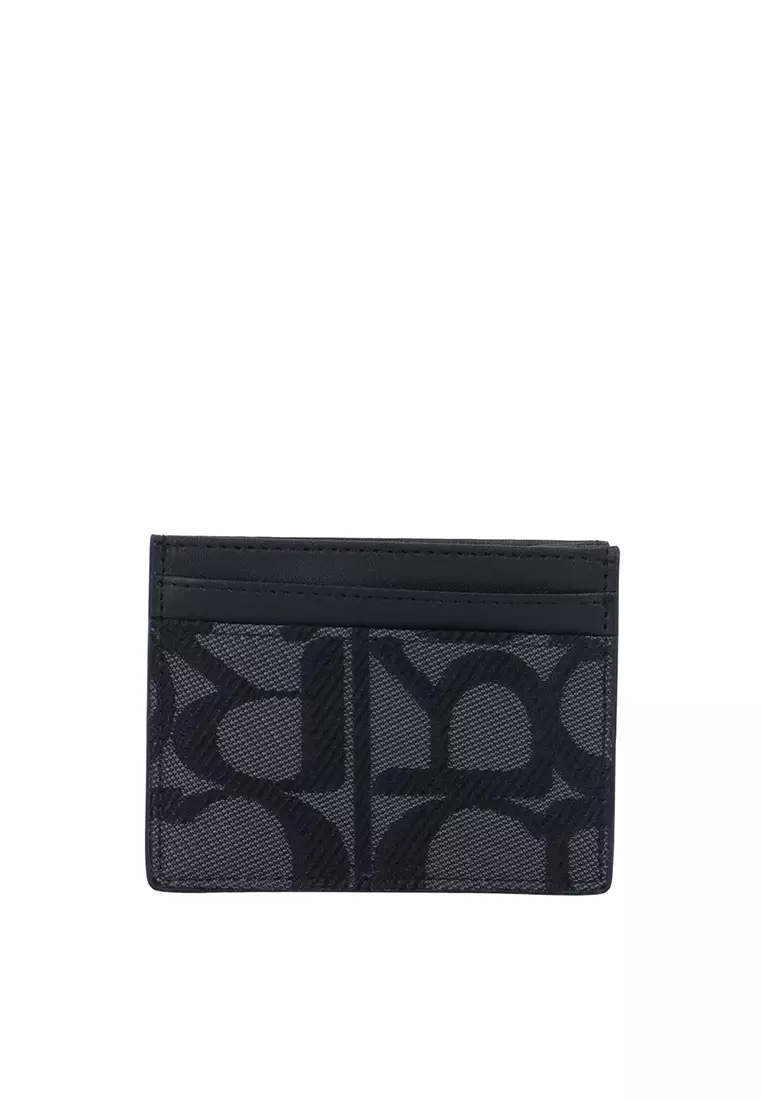CR Carlo GEO Jacquard Ava Card Holder - Black