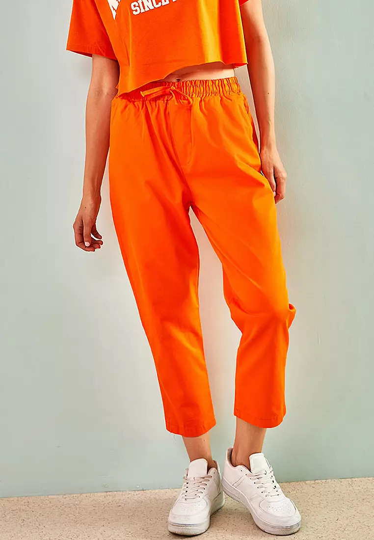 Lace up trousers online