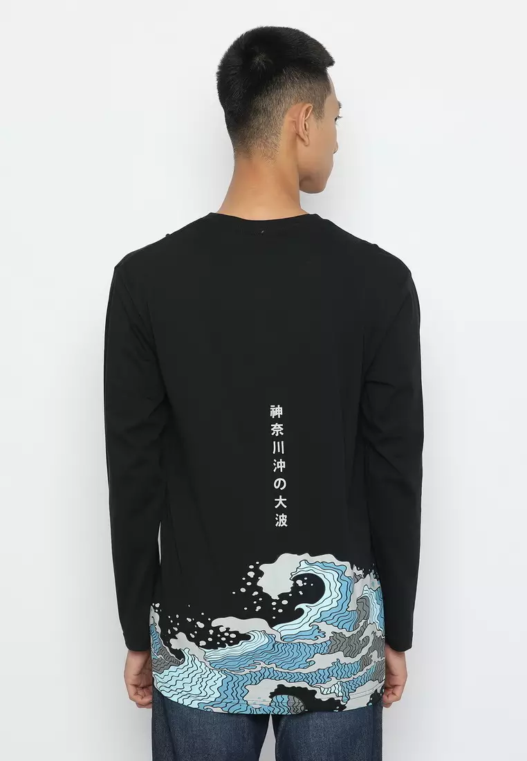 XTRAORDINARY (XO) T-Shirt Cotton Combed Lengan Panjang Pria 2073190973