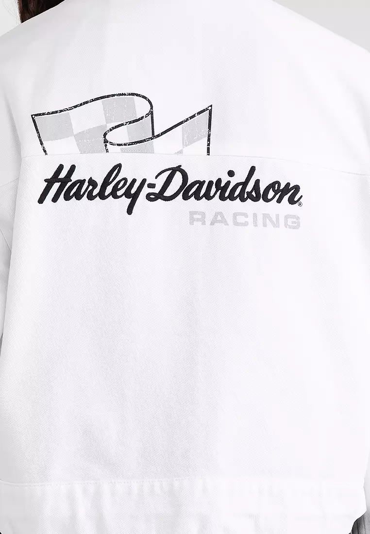 Harley-Davidson #1 Racing Cropped Jacket