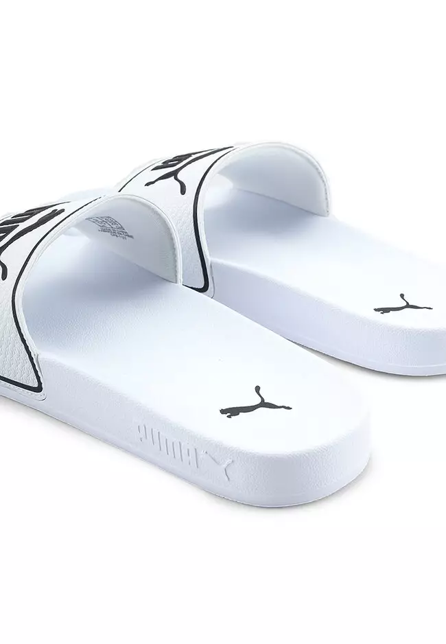 Puma white top leadcat jelly sandals
