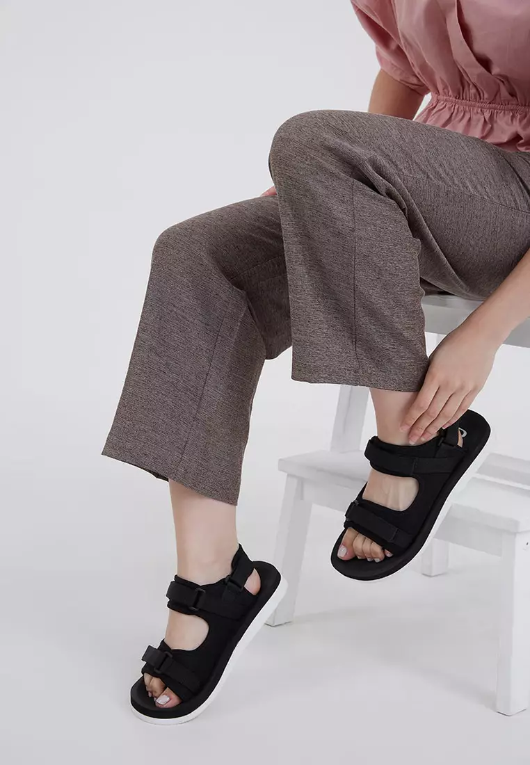 Sophie Sunny Felice Eva Sandals Black