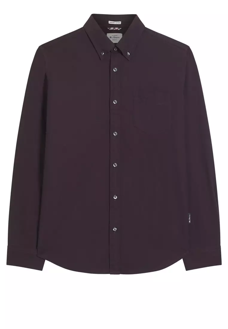 Long Sleeves Signature Oxford Shirt