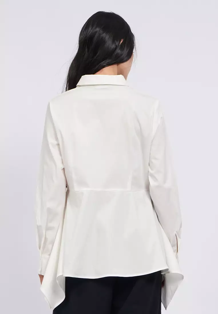 Handkerchief Peplum Shirt