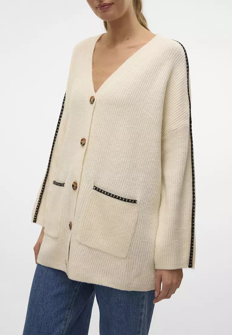 Zora Long Sleeve V-Neck Cardigan