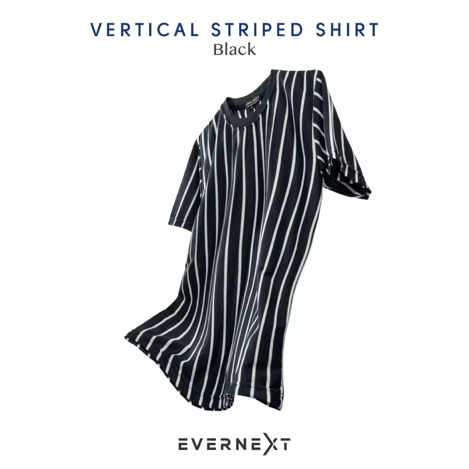 Kaos Pria Salur Vertical