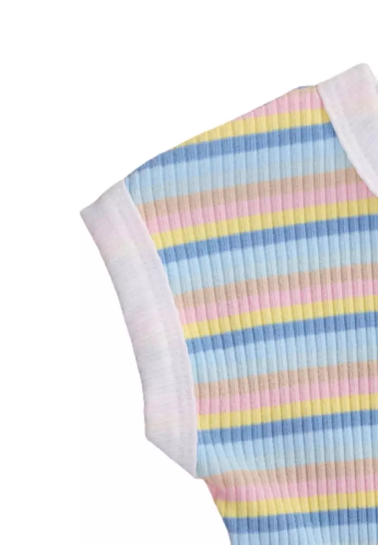 Achava Romper - Yellow Blue