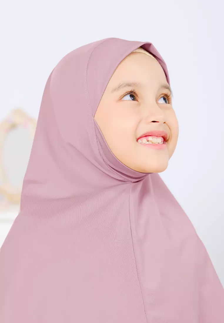 Cotton Bee - Jennaira Bergo Dagu | Hijab Instan Anak Non Pad - S