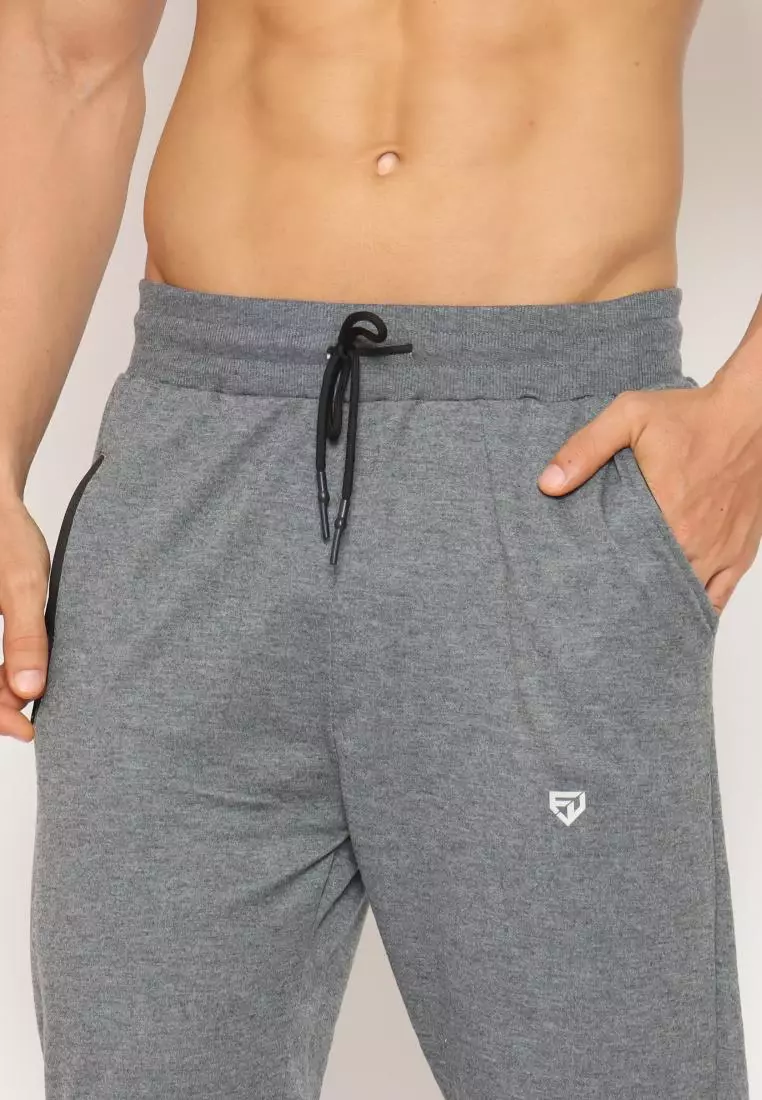 FITWEAR - JOGGER MATEO BACK ZIP POCKET - GREY