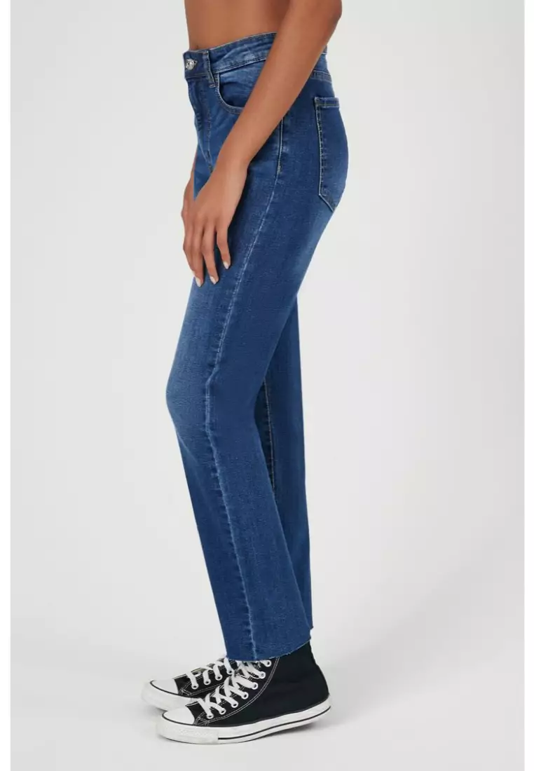 Forever 21 mom high waisted stretch sales