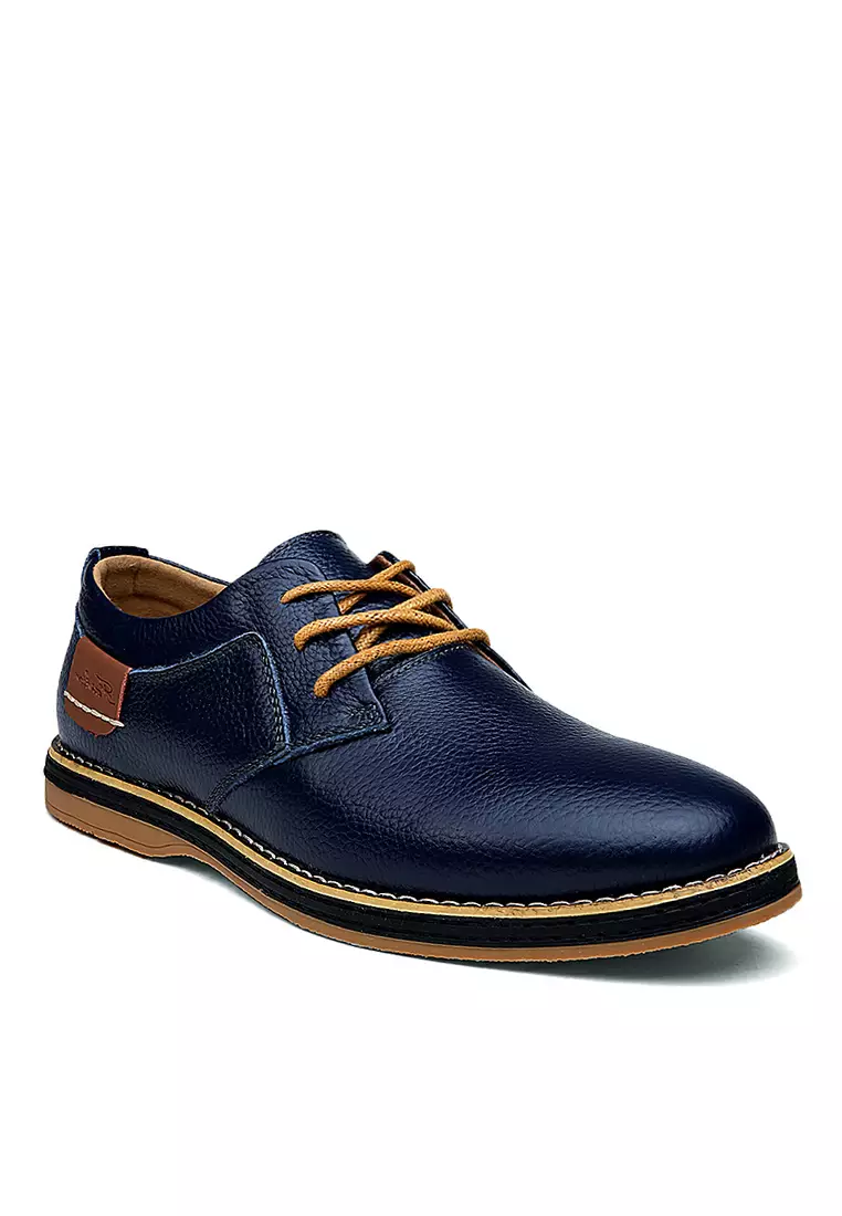 Grain Leather Derby Shoes YY6111