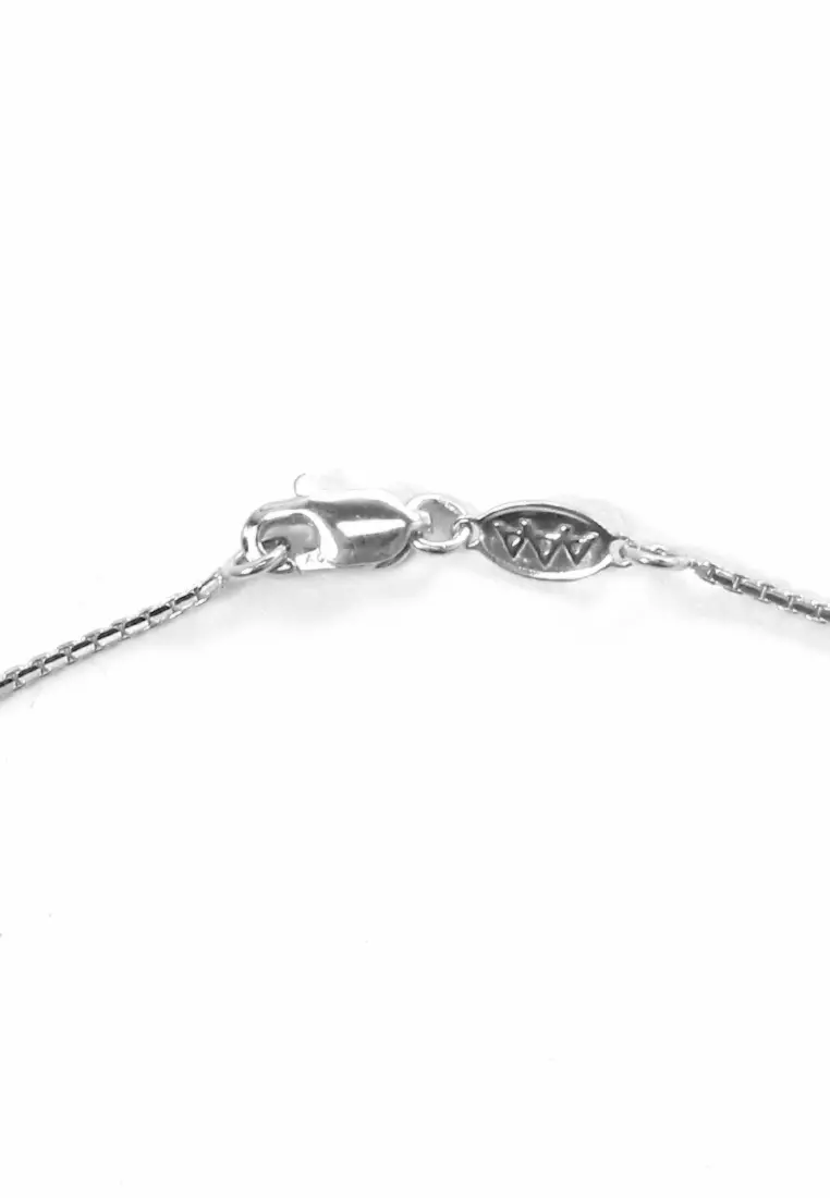 Kalung Perak Perhiasan Aksesoris Fashion Wanita Design Elegant - Italy