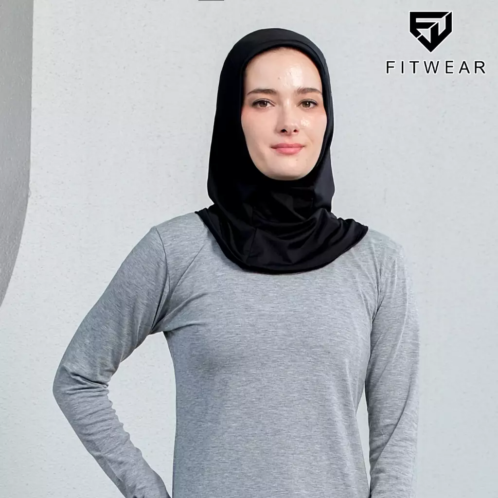 Fitwear Kerudung / Jilbab Olahraga Wanita MARYAM BREATHABLE HIJAB SPORT 