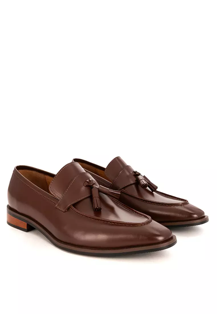MacLaren Brown Tassled Loafers