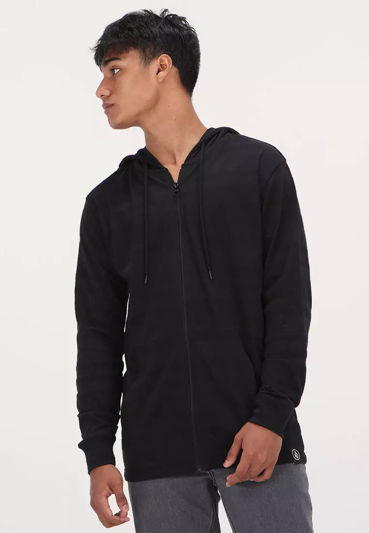 MLS HAZY ZIP HOODIE BLK