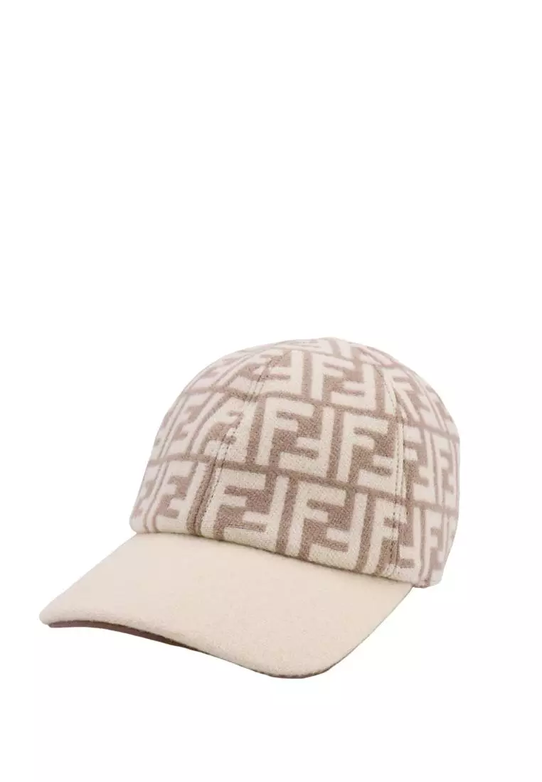 Fendi FF Motif Wool Bucket Hat